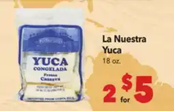 Vallarta Supermarkets La Nuestra Yuca offer