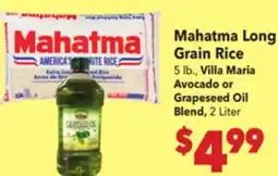 Vallarta Supermarkets Mahatma Long Grain Rice offer