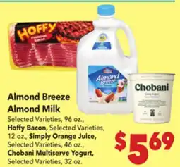 Vallarta Supermarkets Almond Breeze Almond Milk offer