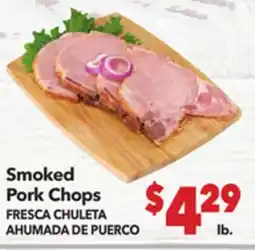 Vallarta Supermarkets Smoked Pork Chops/FRESCA CHULETA AHUMADA DE PUERCO offer