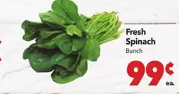 Vallarta Supermarkets Fresh Spinach offer