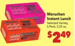 Vallarta Supermarkets Maruchan Instant Lunch offer