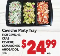 Vallarta Supermarkets Ceviche Party Tray offer