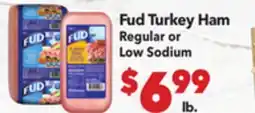 Vallarta Supermarkets Fud Turkey Ham Regular or Low Sodium offer