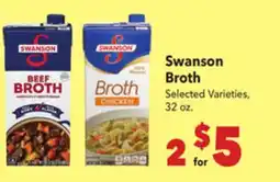 Vallarta Supermarkets Swanson Broth offer