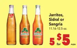 Vallarta Supermarkets Jarritos, Sidral or Sangria offer