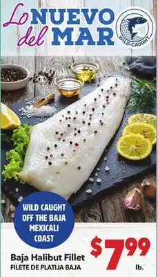 Vallarta Supermarkets Baja Halibut Fillet/FILETE DE PLATIJA BAJA offer