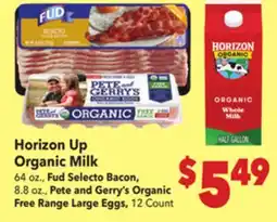 Vallarta Supermarkets Horizon Up Organic Milk offer