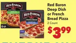 Vallarta Supermarkets Red Baron Deep Dish or French Bread Pizza offer
