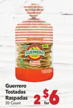 Vallarta Supermarkets Guerrero Tostadas Raspadas offer