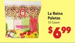 Vallarta Supermarkets La Reina Paletas offer