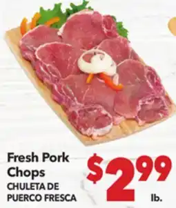 Vallarta Supermarkets Fresh Pork Chops / CHULETA DE PUERCO FRESCA offer