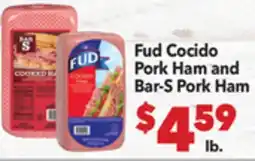 Vallarta Supermarkets Fud Cocido Pork Ham and Bar-S Pork Ham offer