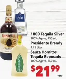 Vallarta Supermarkets 1800 Tequila Silver offer