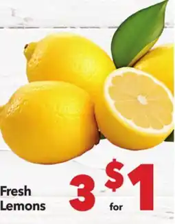 Vallarta Supermarkets Fresh Lemons offer