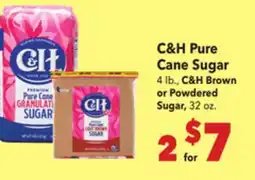 Vallarta Supermarkets C & H Pure Cane Sugar offer