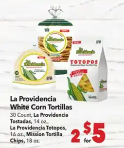 Vallarta Supermarkets La Providencia White Corn Tortillas offer
