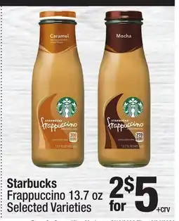 Super King Markets Starbucks Frappuccino offer