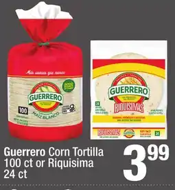 Super King Markets Guerrero Corn Tortilla 100 ct or Riquisima 24 ct offer