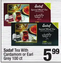 Super King Markets Sadaf Tea With Cardamom or Earl Grey offer