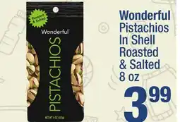 Super King Markets Wonderful Pistachios In Shell Roasted & Salted offer
