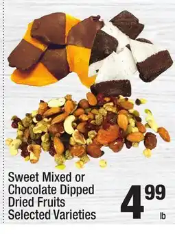 Super King Markets Sweet Mixed or Chocolate Dipped Dried Fruits offer