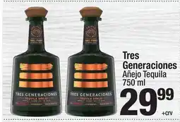 Super King Markets Tres Generaciones Añejo Tequila offer