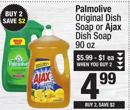 Super King Markets Palmolive Original Dish Soap or Ajax Dish Soap offer