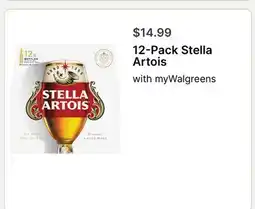 Walgreens 12-Pack Stella Artois offer