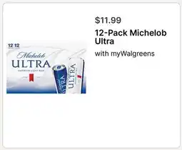 Walgreens 12-Pack Michelob Ultra offer