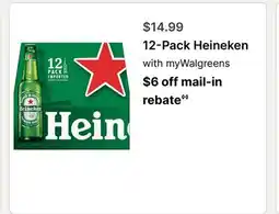 Walgreens 12-Pack Heineken offer