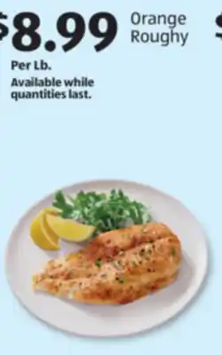 Aldi Orange Roughy offer