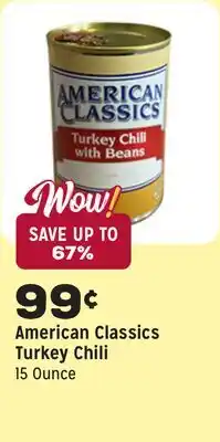 Grocery Outlet Turkey Chili offer