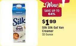 Grocery Outlet Silk Oat Van Creamer offer
