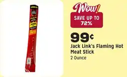 Grocery Outlet Flaming Hot Meat Stick offer