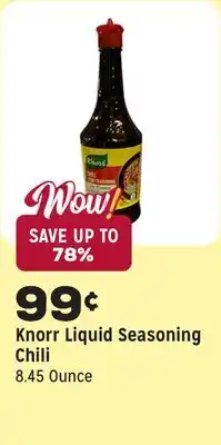 Grocery Outlet Liquid Seasoning Chili offer