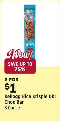Grocery Outlet Rice Krispie Dbl Choc Bar offer