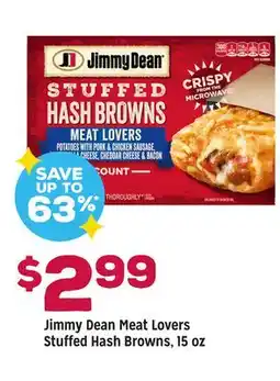 Grocery Outlet Jimmy Dean Meat Lovers Stuffed Hash Browns offer
