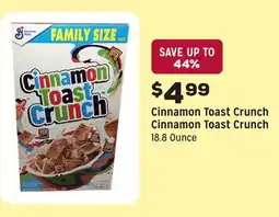 Grocery Outlet Cinnamon Toast Crunch offer
