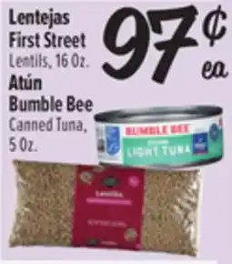 El Super Lentils 16 Oz, Bumble Bee Canned Tuna, 5Oz offer