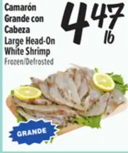 El Super Large Head-On White Shrimp offer