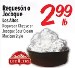 El Super Requeson Cheese or Jocoque Sour Cream Mexican Style offer