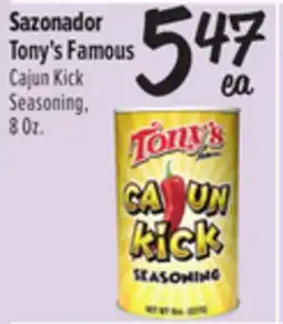 El Super Tony's Famous Cajun Kick Seasoning offer