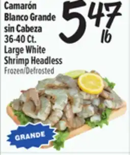 El Super 36-40Ct. Large White Shrimp Headless offer