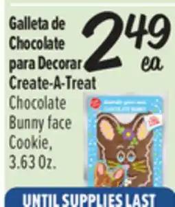 El Super Create-A-Treat Chocolate Bunny faceCookie, 3.63 Oz offer