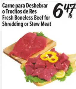 El Super Fresh Boneless Beef for Shredding or Stew Meat offer