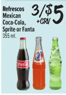 El Super Mexican Coca-Cola, Sprite or Fanta offer