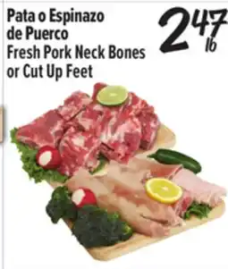 El Super Fresh Pork Neck Bones or Cut Up Feet offer