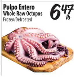 El Super Whole Raw Octopus offer
