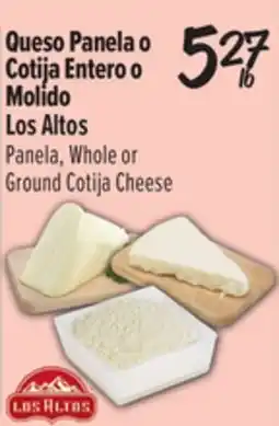 El Super Panela, Whole or Ground Cotija Cheese offer
